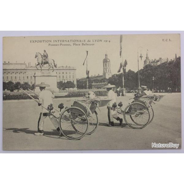 CPA Rh�ne Exposition internationale de Lyon Pousses-Pousses