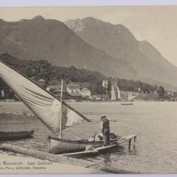 CPA Suisse Le Bouveret Lac Léman Barque