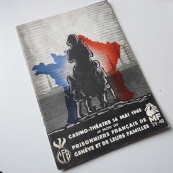 Programme de Galas au profit des Prisonniers Français de Genève 1945