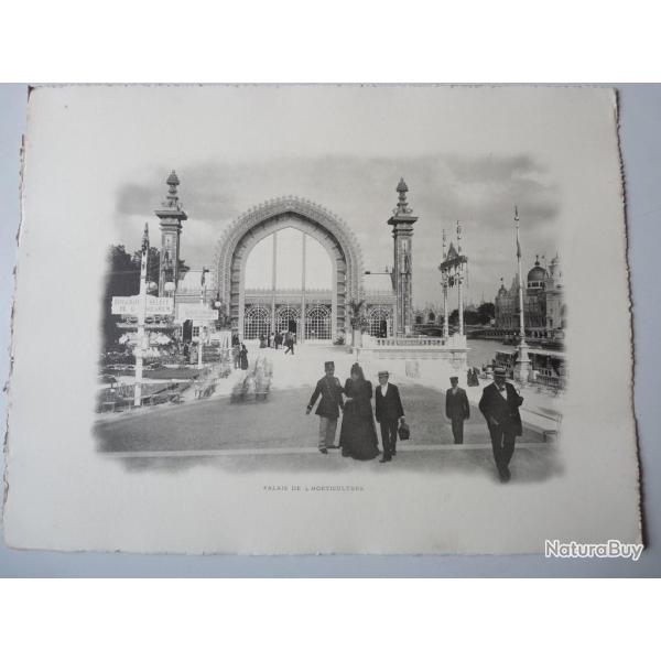 Gravure Exposition Universelle Paris 1900 Palais De L'Horticulture