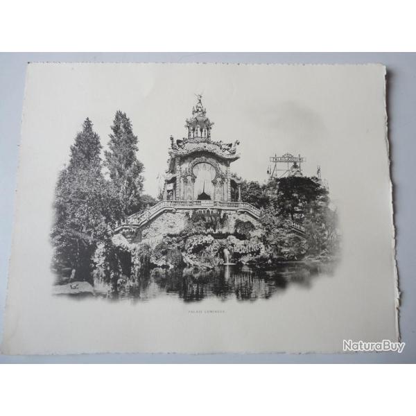 Photo Exposition Paris 1900  Palais Lumineux