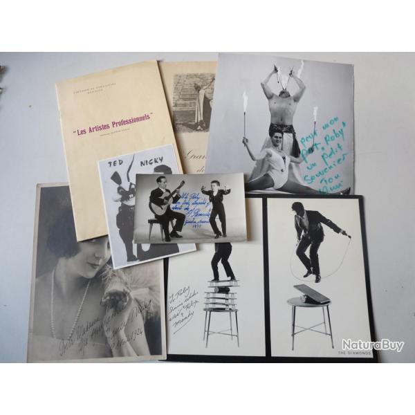 Photos ddicaces Artistes