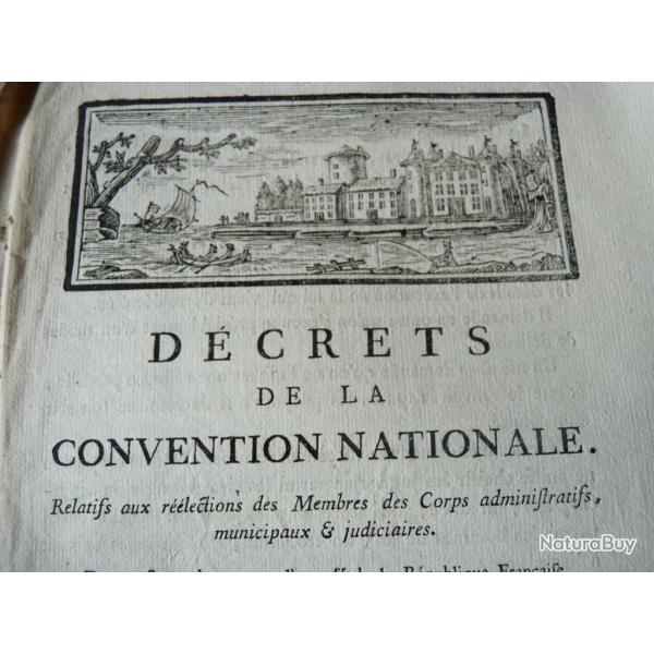 D�crets De La Convention Nationale XVIIIe si�cle