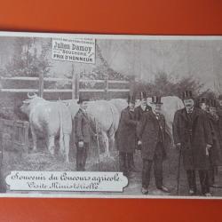 CPA 75 Publicitaire  Concours agricole - Visite Ministérialle