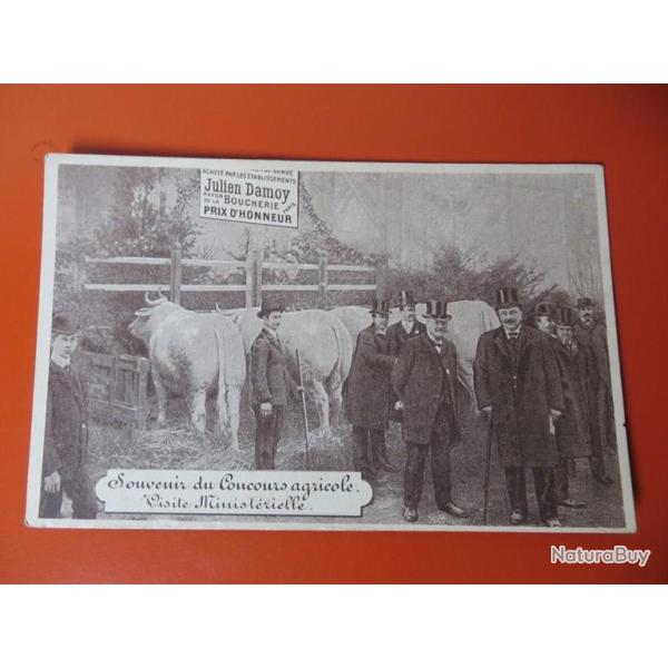 CPA 75 Publicitaire  Concours agricole - Visite Minist�rialle