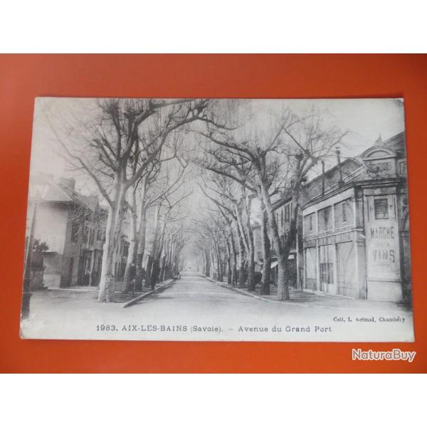 CPA 73 Aix-Les-Bains - Avenue du Grand Port