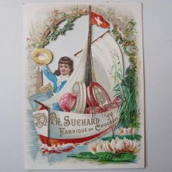 Chromo ajouré chocolat SUCHARD