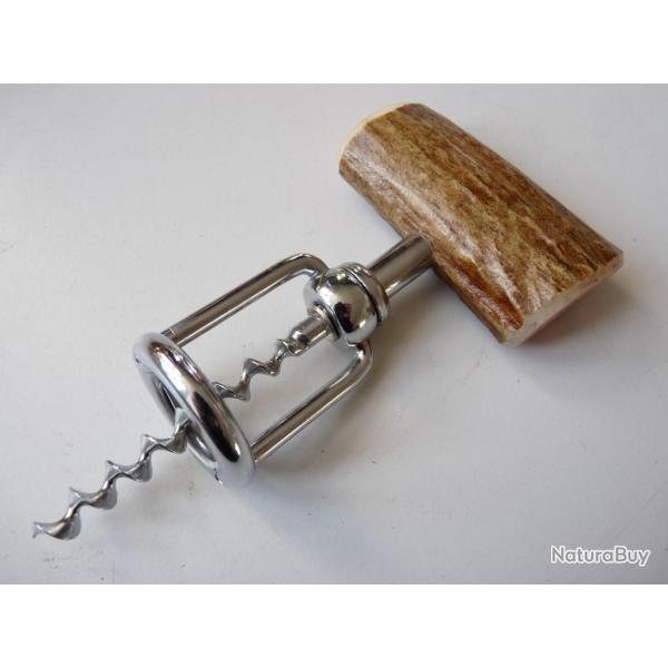 Tire-bouchon corne vin vignes