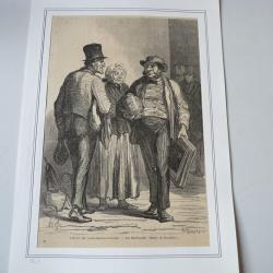 Gravure  L'Antiquaire