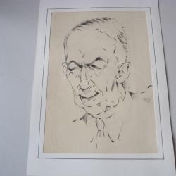 Dessin au crayon Pwohlschlag 1948