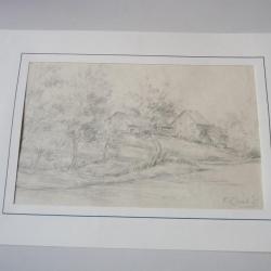 Dessin au crayon F. Charlety