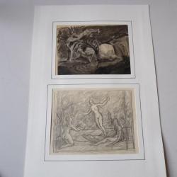 Deux dessins au crayon