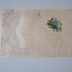 Papier courrier romantique XIXe siècle