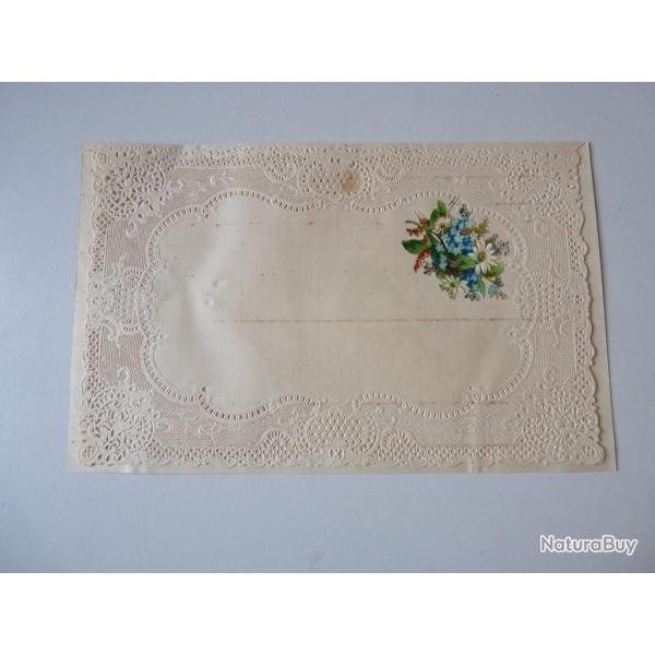 Papier courrier romantique XIXe si�cle