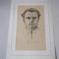 Dessin au crayon Jaques Desmeules