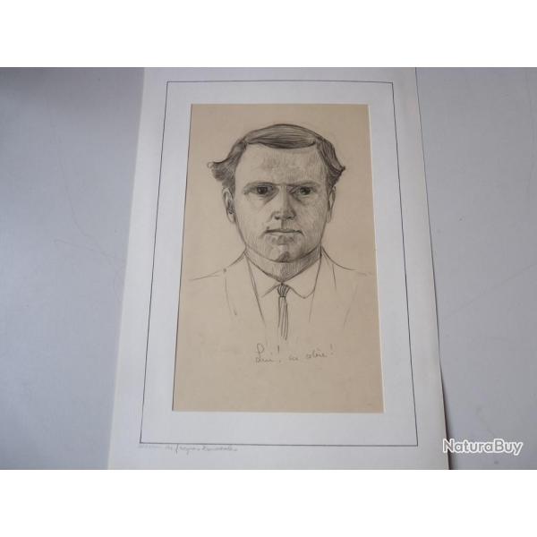 Dessin au crayon Jaques Desmeules