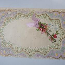 Papier courrier romantique XIXe siècle