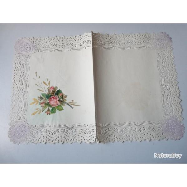 Couverture de correspondance gaufr� XIXe si�cle