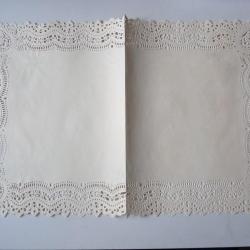 Couverture de correspondance gaufré XIXe siècle