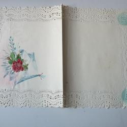 Couverture de correspondance gaufré XIXe siècle