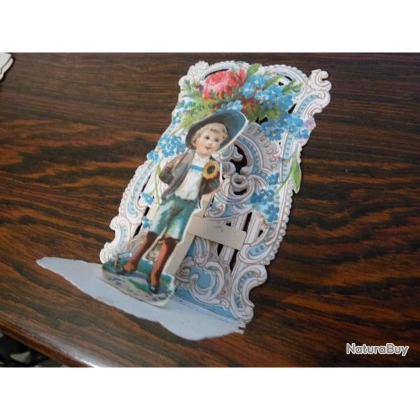 Image chromo a syst�me XIXe si�cle  diorama