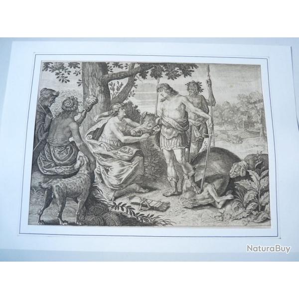 Gravure XVIIIe sicle