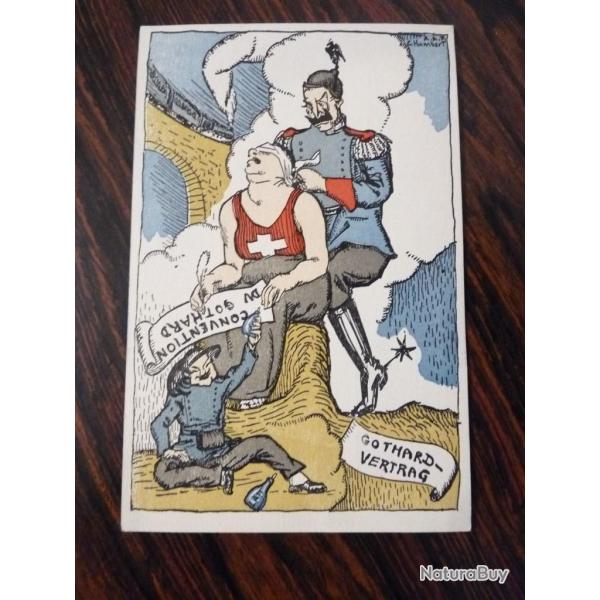 CPA Convention du Gothard