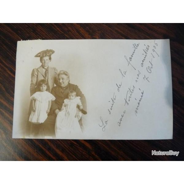 CPA  Famille  Gen�ve 1905.