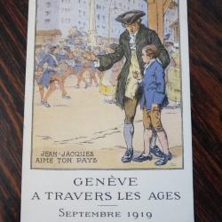 CPA Genève a travers les ages 1919