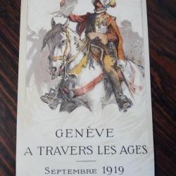 CPA Genève a travers les ages 1919