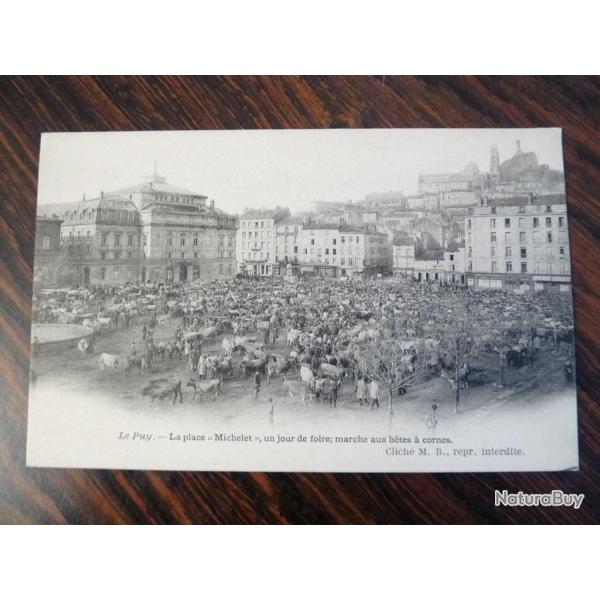 CPA 43 Le Puy - La place  Michelet