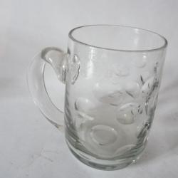 Chope à bière Suisse verre ancien bistrot