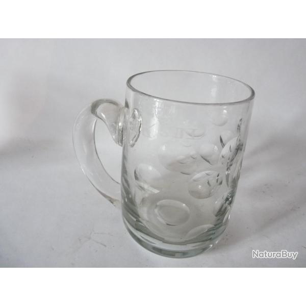 Chope � bi�re Suisse verre ancien bistrot