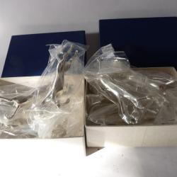 Porte-couteaux ( 12  ) métal argente Chevaux. art de la table