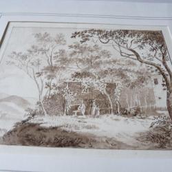 Dessin à l'encre original