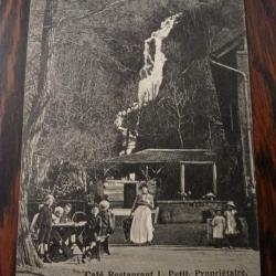 CPA Café Restaurant, Cascade des Eaux Belles, Etrembières