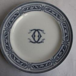 Assiette porcelaine anglaise Alton Minton