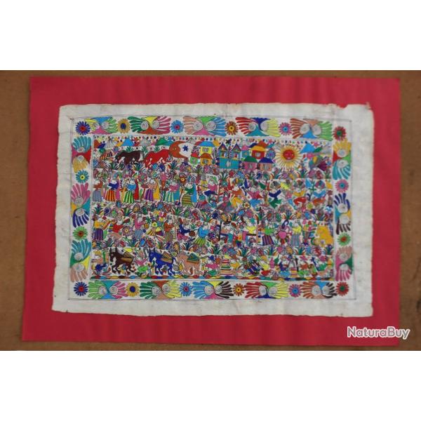 Peinture Amrique du Sud Art naf