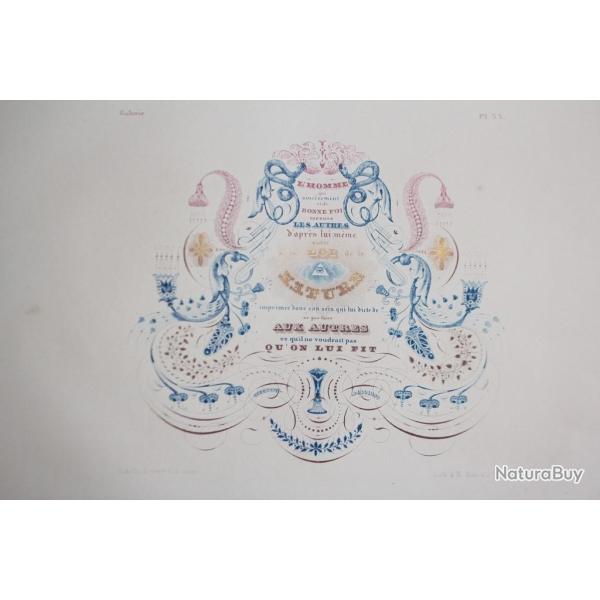 Gravure Jean Midolle E. Simond Strasbourg 1836