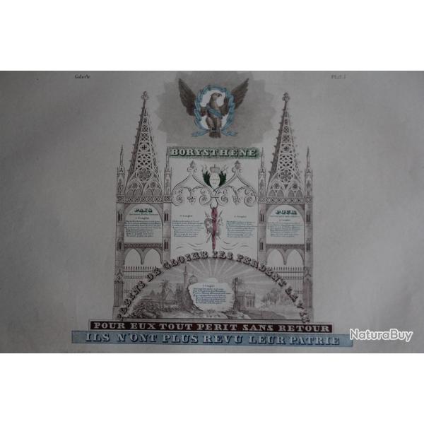 Gravure Borysthne Jean Midolle E. Simond Strasbourg 1836