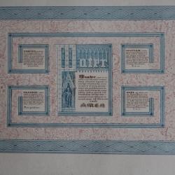 Gravure Prières Jean Midolle E. Simond Strasbourg 1836