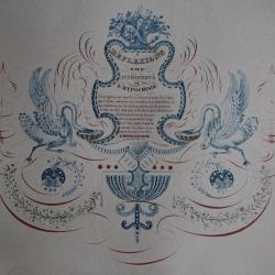 Gravure Réflexions Jean Midolle E. Simond Strasbourg 1836