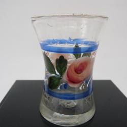 Verre émaillé XVIIIe siècle