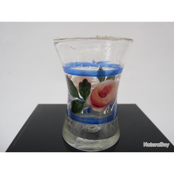 Verre �maill� XVIIIe si�cle