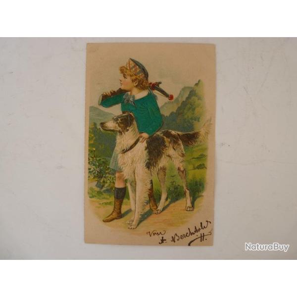 CPA Suisse fantaisie gaufr�e et soie