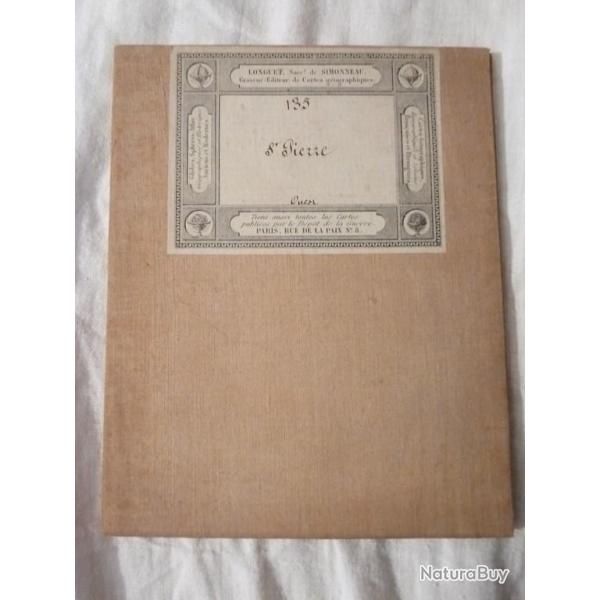 Ancien Carte  St Pierre