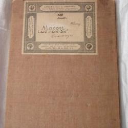 Ancien Carte  Macon
