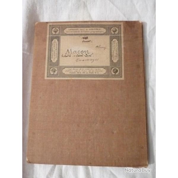 Ancien Carte  Macon