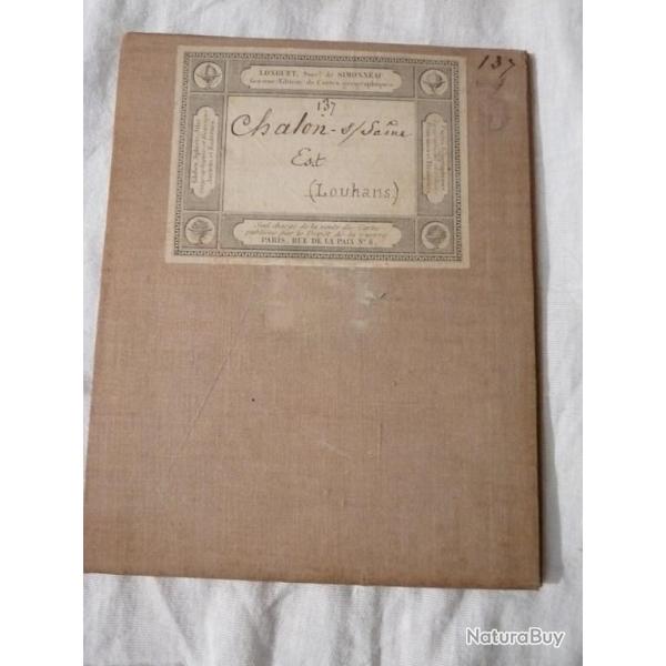 Ancien Carte  Chalon sur Sa�ne