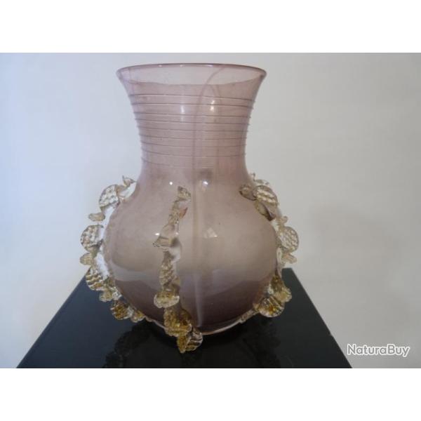 Vase en verre souffl� Murano